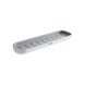 Полка настенная MVM 422мм округлая пластиковая серая BP-18 white/gray 3 из 8