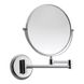 Косметичне дзеркало LIDZ 140 LD55791400608CRM кругле підвісне металеве хром 1 з 3