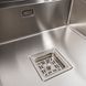 Мийка для кухні із нержавіючої сталі квадратна PLATINUM TZ 500x500x200мм матова 1.2мм із сифоном в комплекті PLS-A40194 6 з 10