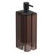Дозатор для жидкого мыла SONIA Luce Dark Eighties 182619 настольный на 200мл прямоугольный пластиковый черный 1 из 3