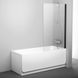 Шторка стеклянная для ванны универсальная 140x80см RAVAK PIVOT PVS1-80 стекло прозрачное 6мм профиль черный 79840300Z1 3 из 4