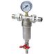 Фильтр самопромывной KOER KR.1250 для горячей воды 3/4" 1000 мкм с манометром KR2657 1 из 3