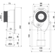 Сифон для писсуара ALCAPLAST впуск 50мм выпуск вертикальный черный A45C 2 из 2