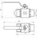 Кран шаровой SELBA SL1505 3/4" вн-нр PN40бар 000009630 2 из 2