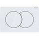 Кнопка слива для инсталляции GEBERIT Delta01 пластиковая двойная глянцевая белая 115.107.11.1 1 из 2
