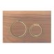 Кнопка зливу для інсталяції GEBERIT Sigma21 дерев'яна подвійна глянцева коричнева 115.652.JX.1 1 з 2