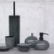 Дозатор для жидкого мыла AQUANOVA Ugo настольный на 500мл округлый керамический черный UGODIS-994 3 из 3