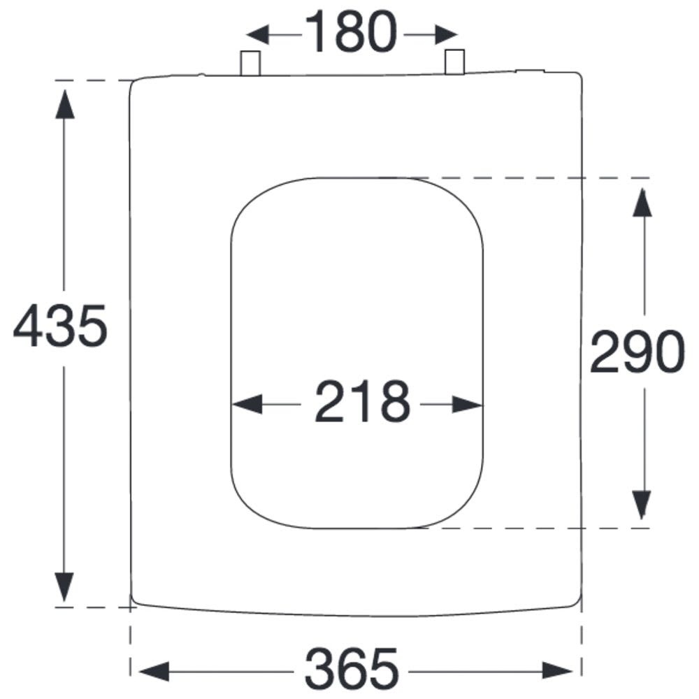 Сиденье для унитаза VILLEROY&BOCH MEMENTO 9M17S1R1 с микролифтом дюропласт 365x435мм быстросъемное 180мм между креплениями белое