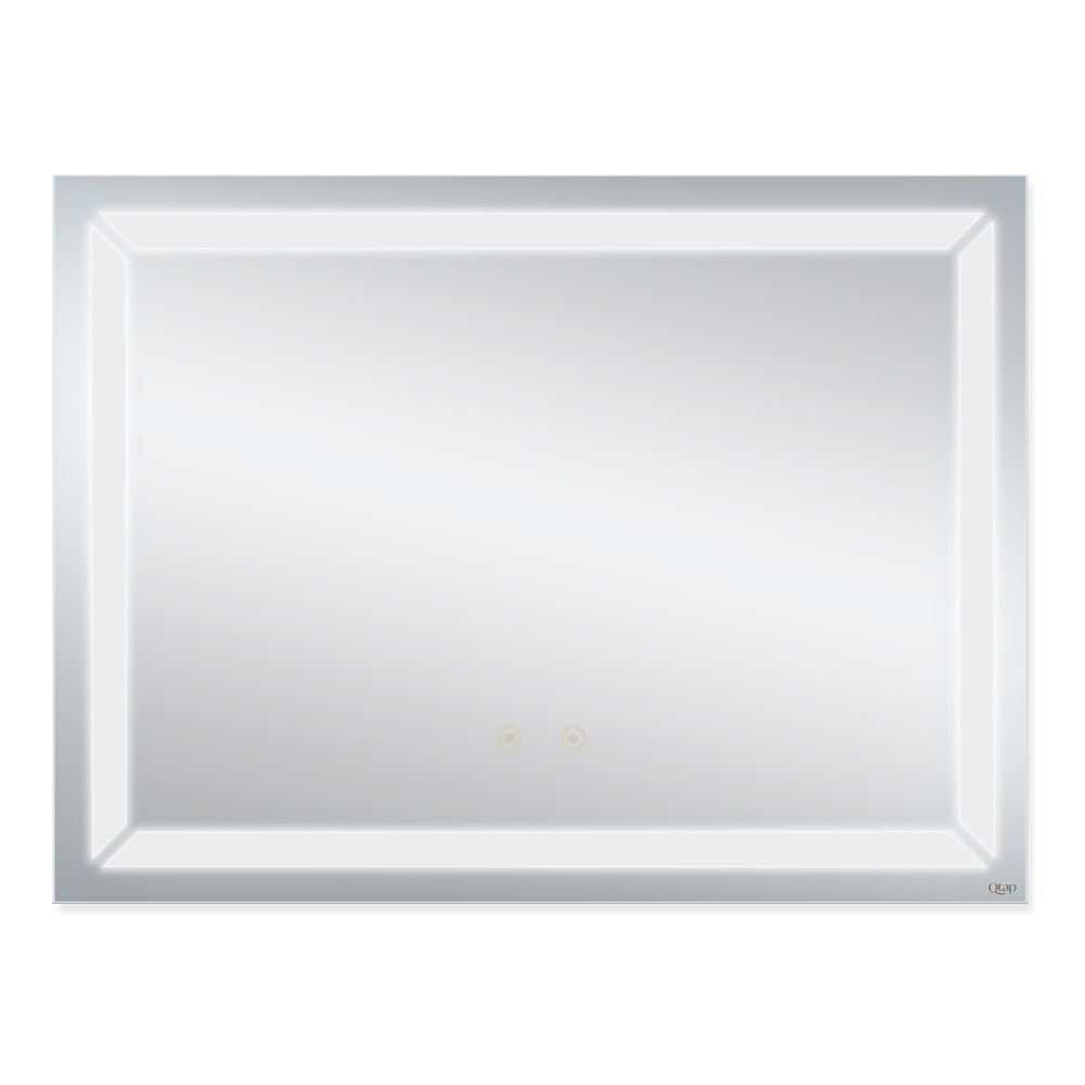 Зеркало прямоугольное для ванной Q-TAP Mideya 60x80см c подсветкой сенсорное включение антизапотевание QT2078B605W