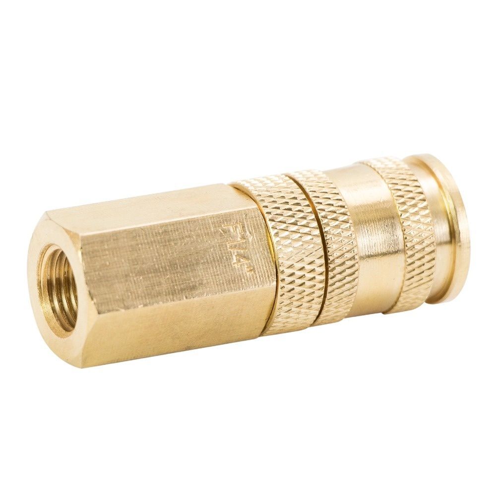 Соединение быстросъемное усиленное с фиксатором FT 1/4" (латунь) SIGMA (7021641)