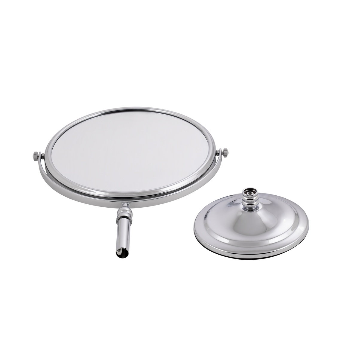 Косметическое зеркало для ванной LIDZ 140 хром металл LD55791400618CRM
