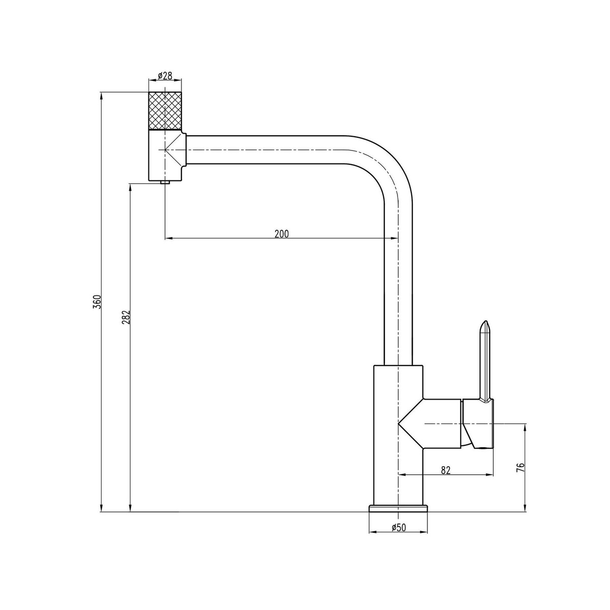 Змішувач для кухні із краном для фільтрованої води TOPAZ CORSICA TC-8802-H48-PVD сатин латунь 000021021