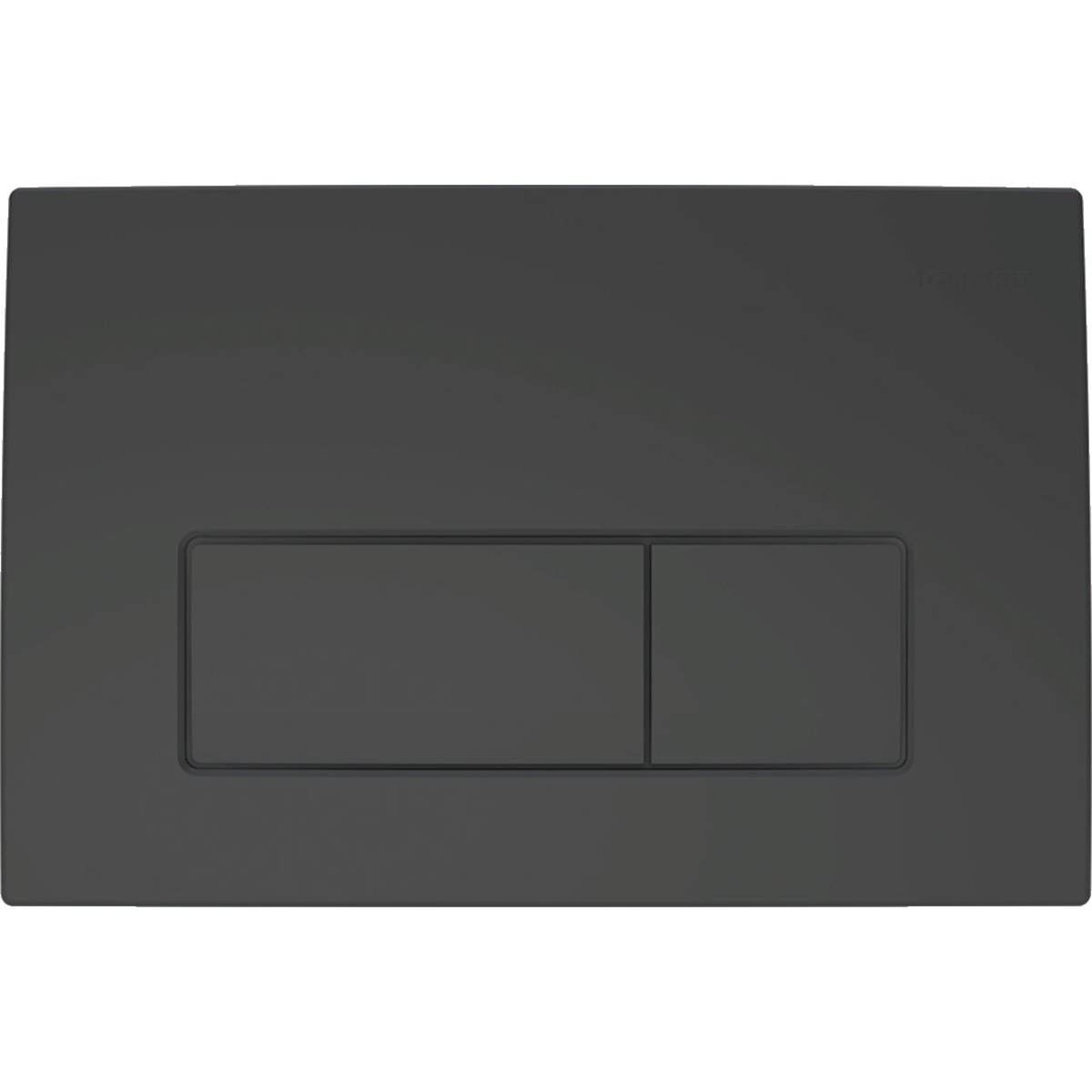 Кнопка слива для инсталляции GEBERIT Delta50 пластиковая двойная матовая черная 115.119.14.1