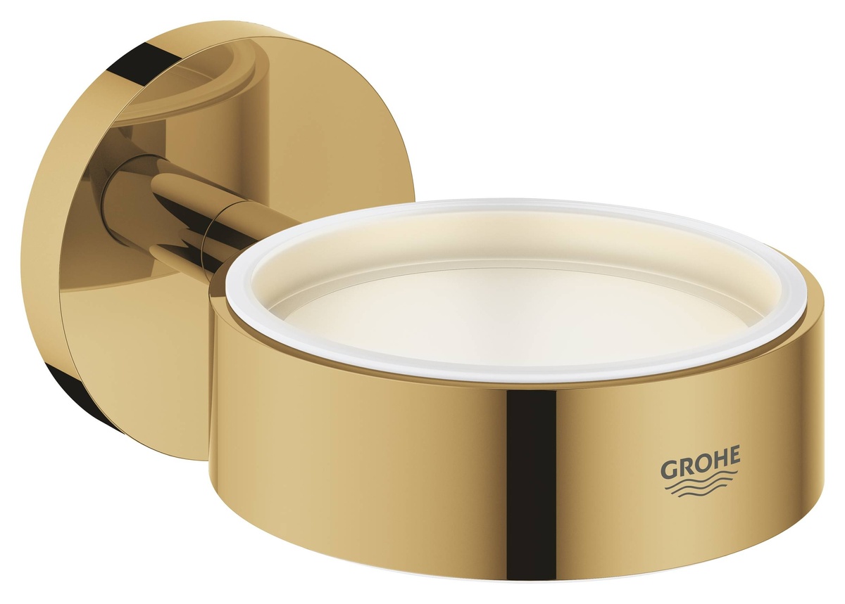 Держатель универсальный в ванную GROHE Essentials 40369GL1 округлый металлический золото