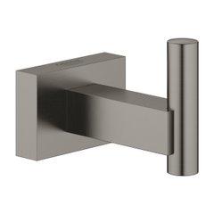 Гачок настінний GROHE Essentials Cube 40511AL1 прямокутний металевий графіт