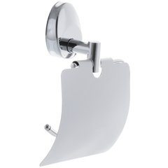 Держатель туалетной бумаги с крышкой ZERIX LR3303 хром металл LL1424