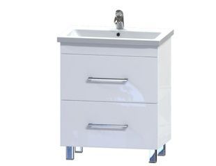 Тумба с умывальником AQUARIUS NOTA 70x82x44.6см напольная белая AQ-U1113139312