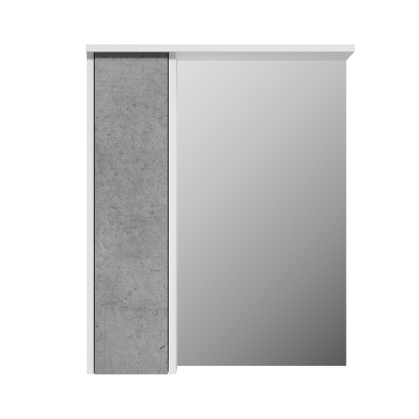 Шафа із дзеркалом для ванної AM.PM GEM S 60x72x16.7см із підсвіткою сірий M91MPL0601BF38