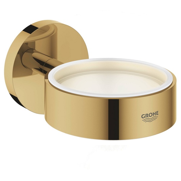 Тримач універсальний у ванну GROHE Essentials 40369GL1 округлий металевий золото