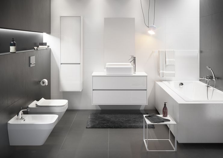 Сиденье для унитаза CERSANIT Crea Slim с микролифтом дюропласт 353x427мм быстросъемное 155мм между креплениями белое K98-0178
