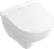 Унитаз подвесной для инсталляции белый VILLEROY&BOCH O.Novo с сиденьем с микролифтом 5660H101 1 из 4