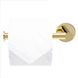 Тримач для туалетного паперу REA MIST 04 GOLD REA-80026 округлий металевий золото 4 з 5