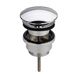 Донний клапан натискний для раковини GLOBUS LUX HG15-04A BR мм без переливу латунь 1 1/4" глянцевий хром 000014082 3 з 7