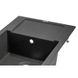 Раковина на кухню композитная прямоугольная LIDZ GRF-13 495мм x 775мм черный с сифоном LIDZGRF13781510200 5 из 7