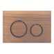 Кнопка зливу для інсталяції GEBERIT Sigma21 дерев'яна подвійна глянцева коричнева 115.651.JX.1 1 з 2