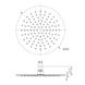 Настельна кругла лійка для верхнього душу VOLLE SH 250мм хром латунь 16008101 2 з 2