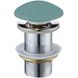 Донний клапан натискний для раковини MEXEN 65мм без переливу керамічний 1 1/4" матований зелений MEX-79910-48 1 з 2