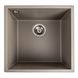 Мийка для кухні гранітна квадратна PLATINUM 4040 RUBA 440x440x200мм без сифону бежева PLS-A40846 1 з 9