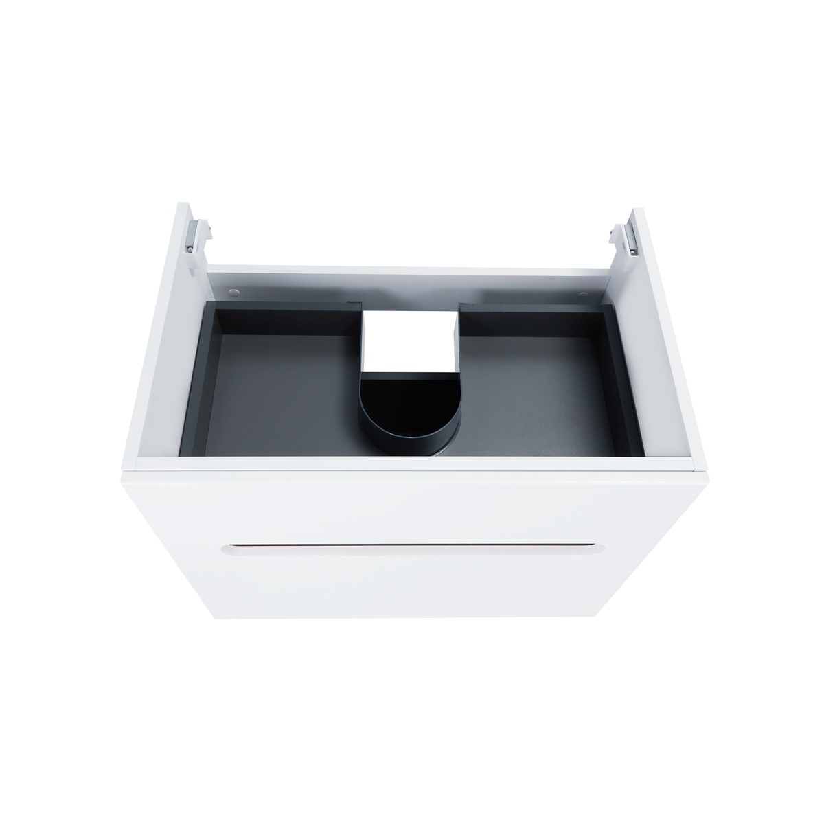 Тумбочка із раковиною для ванної Q-TAP Virgo 71x55.5x47см підвісна білий QT1872TPА7013070CWWO
