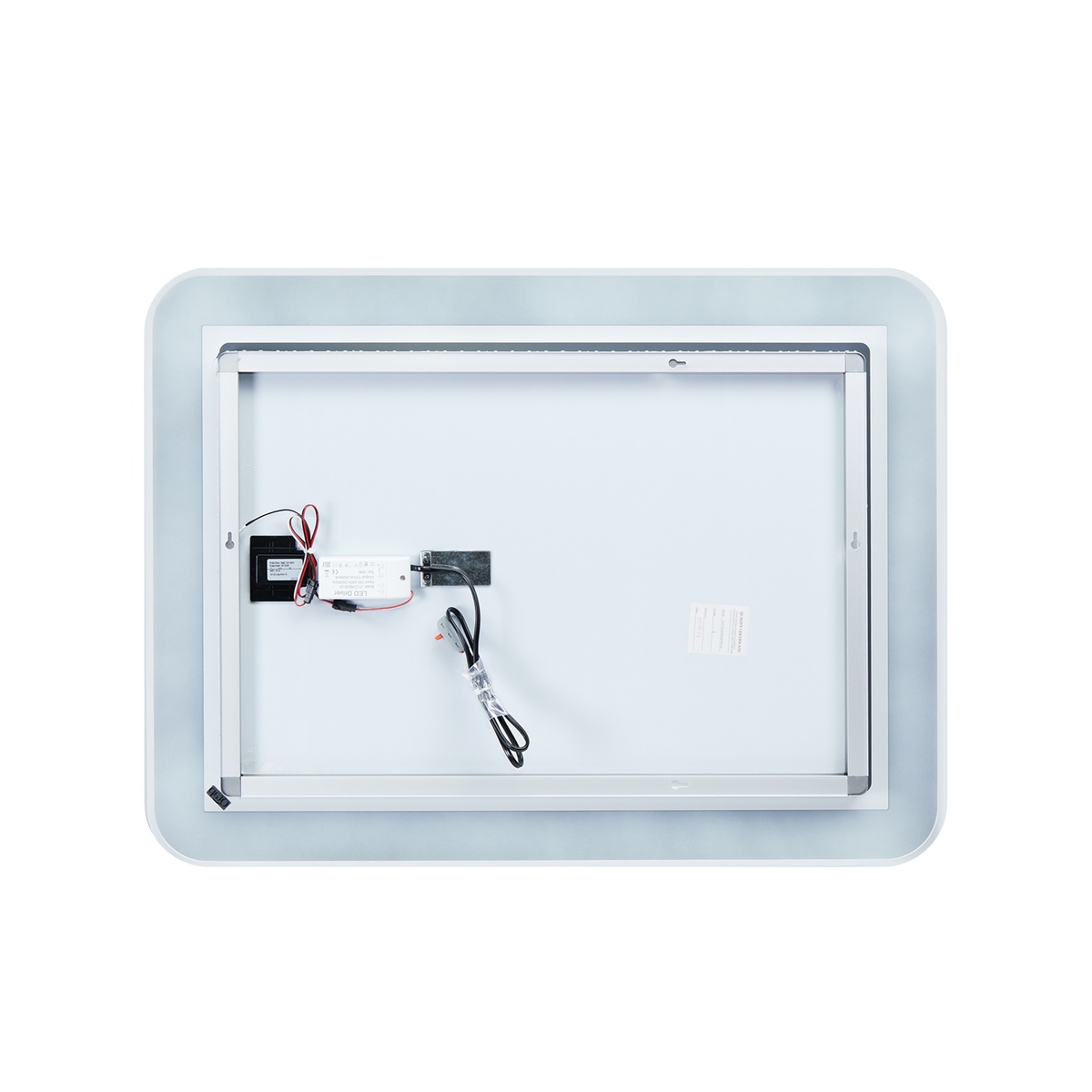 Зеркало прямоугольное для ванной Q-TAP Swan 60x80см c подсветкой сенсорное включение QT167814146080W