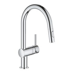 Змішувач для кухні із висувною лійкою GROHE Vento хром латунь 30438000