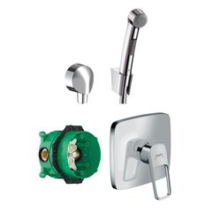 Кран вбудований для біде HANSGROHE LOGIS LOOP хром латунь 155x155мм 7122021