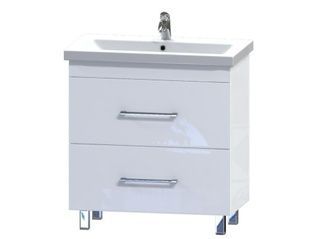 Тумба с умывальником AQUARIUS NOTA 80x82x44.6см напольная белая AQ-U1113140367
