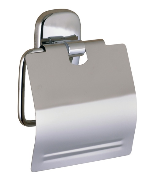 Тримач для туалетного паперу із кришкою PERFECT SANITARY APPLIANCES RM 1601 металевий хром 000001140
