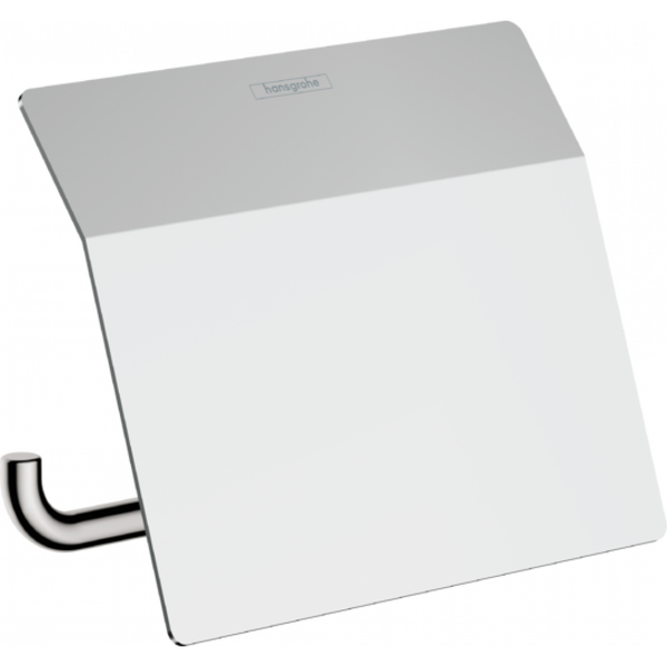 Держатель туалетной бумаги с крышкой HANSGROHE ADDSTORIS хром металл 41753000