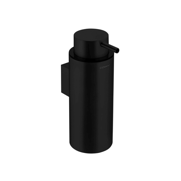 Дозатор для рідкого мила COSMIC Logic 2263604 настінний на 200мл округлий із нержавіючої сталі чорний