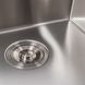 Мийка для кухні із нержавіючої сталі квадратна PLATINUM Handmade 500x500x220мм матова 1.5мм із сифоном PLS-A32259 5 з 9