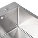 Мийка для кухні із нержавіючої сталі квадратна PLATINUM Handmade 500x500x220мм матова 1.5мм із сифоном PLS-A32259 8 з 9