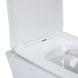 Унитаз подвесной под инсталляцию безободковый белый Q-TAP Presto с сиденьем с микролифтом QT24332615EW 4 из 13