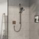 Внешняя часть смесителя без скрытой части HANSGROHE ShowerSelect Comfort E бронза латунь 155x155мм 15571140 3 из 5