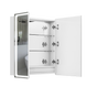 Шкафчик подвесной с зеркалом в ванную AQUARIUS Modena 70x75x15см c подсветкой белый AQ-U1665196092 2 из 2