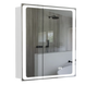 Шафка підвісна із дзеркалом у ванну AQUARIUS Modena 70x75x15см із підсвіткою білий AQ-U1665196092 1 з 2