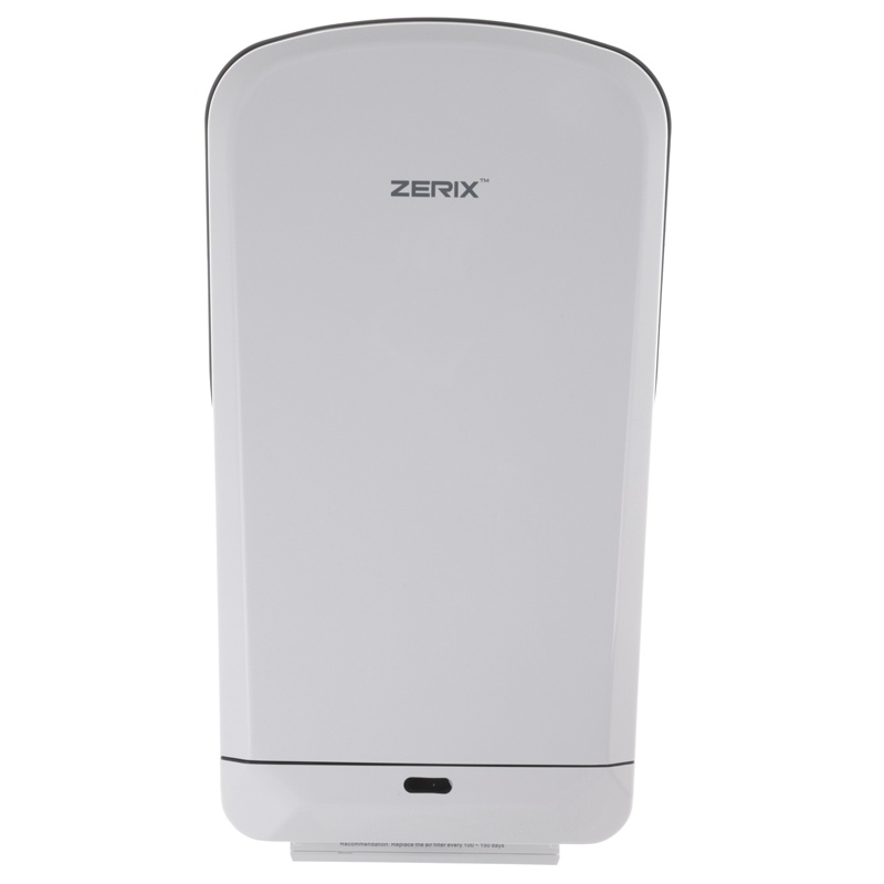 Электросушилка для рук настенная сенсорная ZERIX HD-2000 ZX3244 на 2000Вт 265x160x530мм пластиковая белая