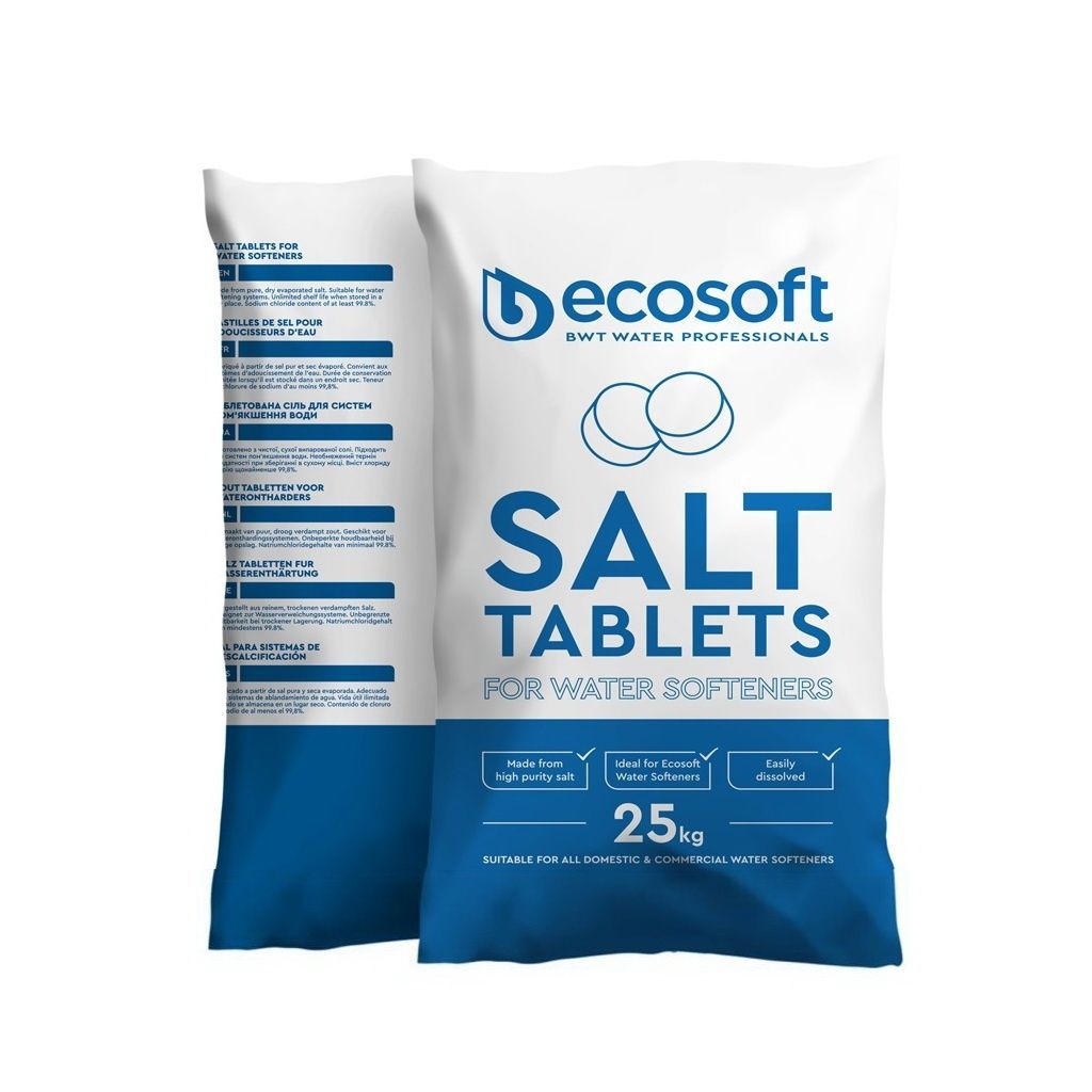 Таблетована сіль ECOSOFT Ecosil 1кг (кратність по 25кг) KECOSIL