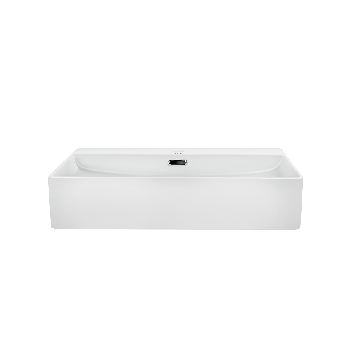 Раковина подвесная в ванную 595мм x 440мм Q-TAP Nando LT белый прямоугольная QT12112173W