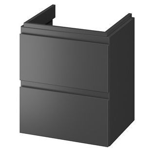 Тумба под умывальник CERSANIT Moduo 49.4x57x39.7см подвесная черная S590-079